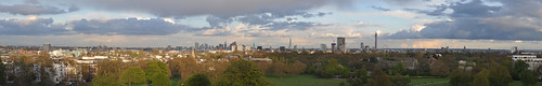 London panorama from Primrose Hill