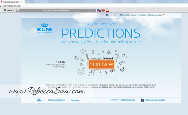 KLM travelpredictions com