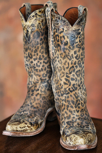 leopard boots from Cheyenne, WY