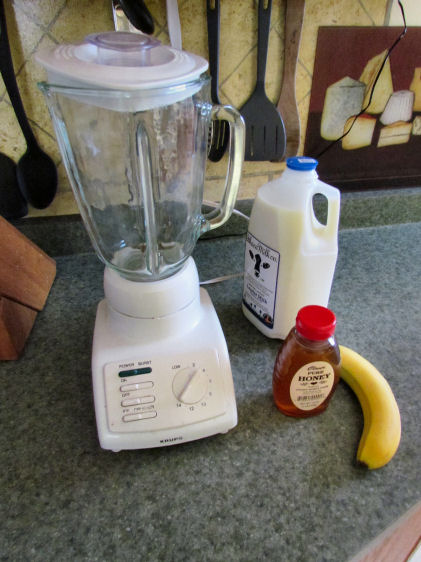 Banana Honey Milk Ingredients