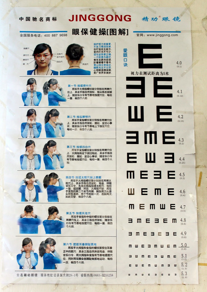 Mao's system to prevent near-sightedness.