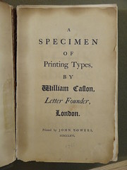Caslon’s 1766 specimen book