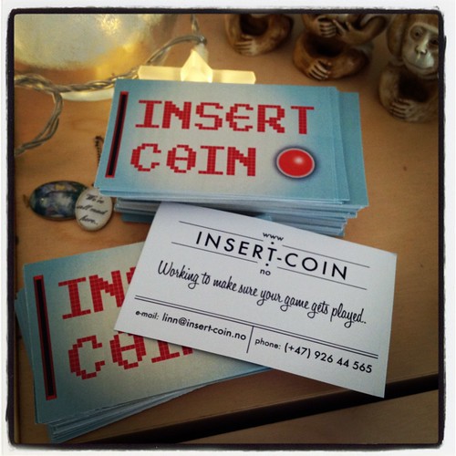 Insert Coin business cards