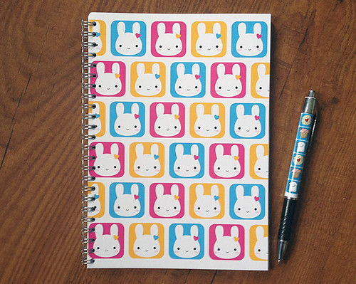 Bunny Squares Notebook