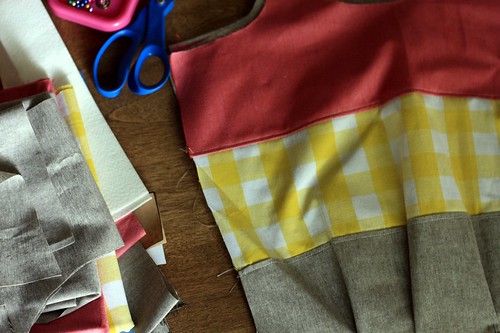 plaid color blocks in the works