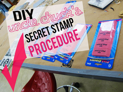 DIY Eraser Stamps With Uncle Chuck