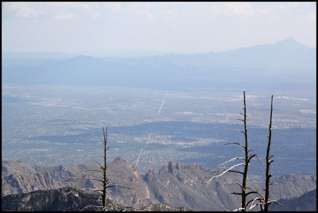 aerial view of Tucson
