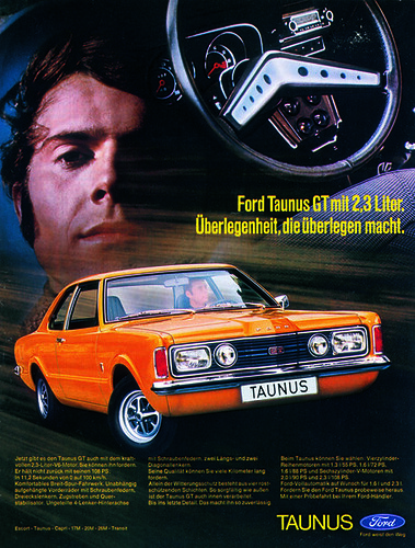 Ford Taunus Werbung / advertisement by Bernd Tuchen