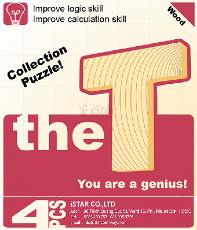 Trò chơi xếp hình chữ T (The T) – Giúp phát triển trí thông minh vượt trội