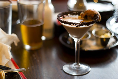 fried oreo chocolate martini