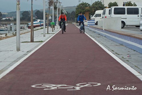 90/365+1 Carril Bicicletas, Paseo marítimo de Palmones. by Alfonso Sarmiento.