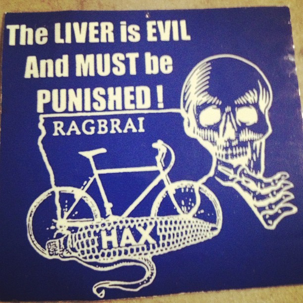 "The liver is evil..."