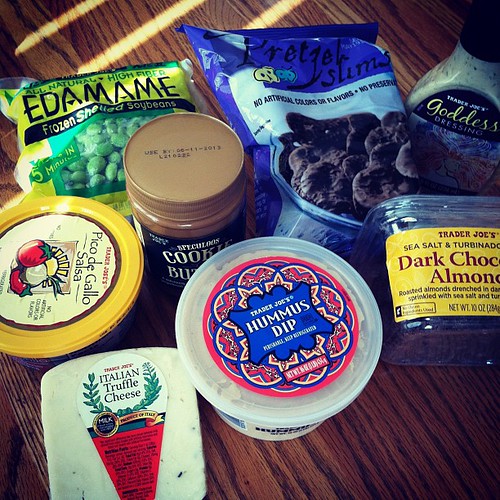 The loot from @traderjoes. Can't wait to get them in my belly.
