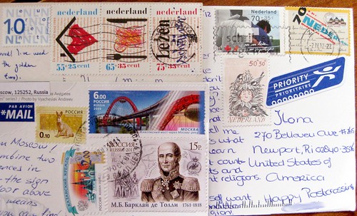 Show and Mail: today's foreign postcard stamps