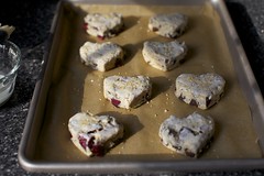 cherry chocolate chunk scones