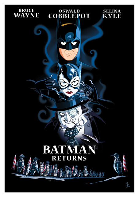 Posters de Filmes em animações batman