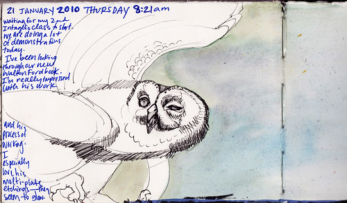 Sketchbook: 22 September 2009 Tuesday - 21 January 2010 Thursday