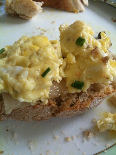 Smoked Eel and Scrambled Eggs
