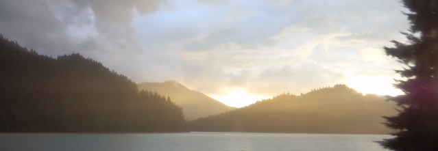 Alder Lake at
Sunset
