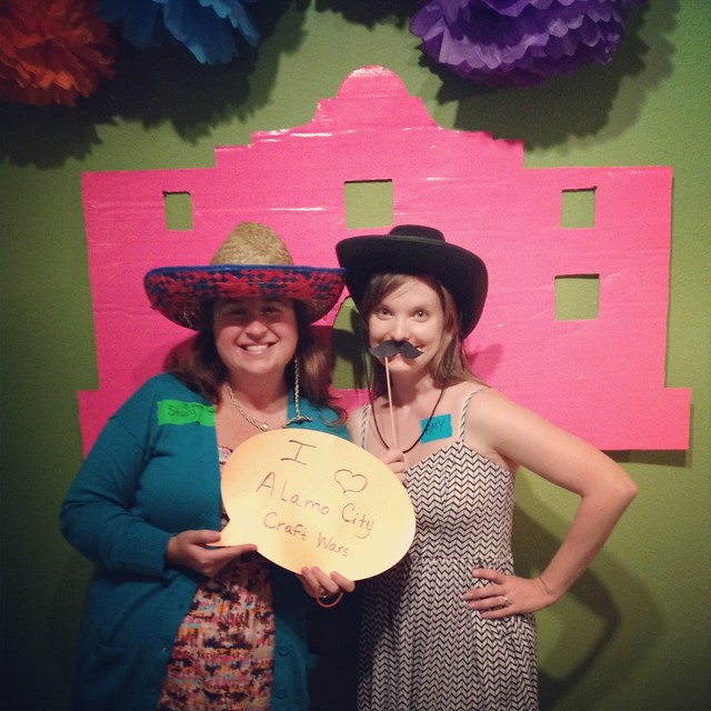Stacy and me at the SA #craftparty