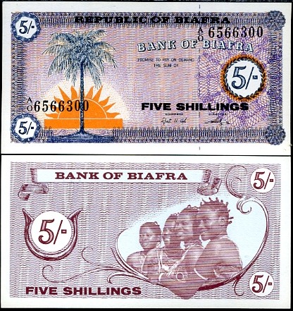 5 Šilingov Biafra 1967, Pick 1