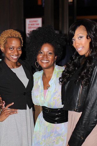 Abiola Abrams and Christen Rochon at the Black Enterprise Magazine Party
