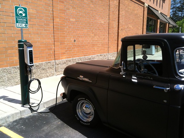 1959 Ford F100 getting a charge by Bob the Real Deal