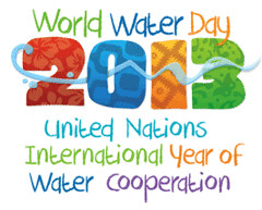 2013年為聯合國「國際水資源合作年」，聯合國水資源組織提供