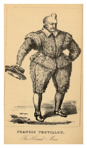 015- Francis Trovillou-el hombre cuerno-The book of wonderful characters.. 1869- Henry Wilson- © Harvard University Library
