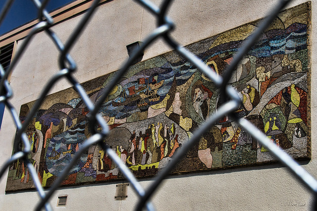 Charlotte Von Troesch Mural at Downey High