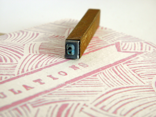 Lino cut block printed cards