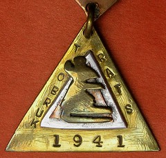 Pioneers Rats of Tobruk medal - detail