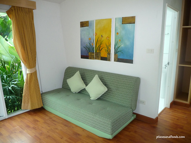 palm paradise resort krabi chalet sofa