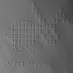 Easter Braille Art: Happy Easter Everyone! by Cobra_11