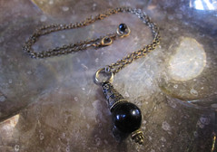 Black Orb Necklace 
