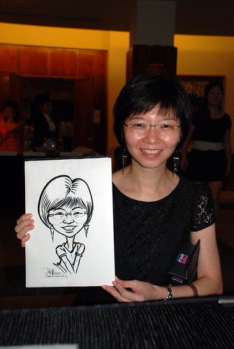 caricature live sketching for Rio Tinto Dinner & Dance - 4