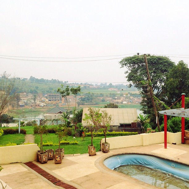 View from my crib here in Kampala.