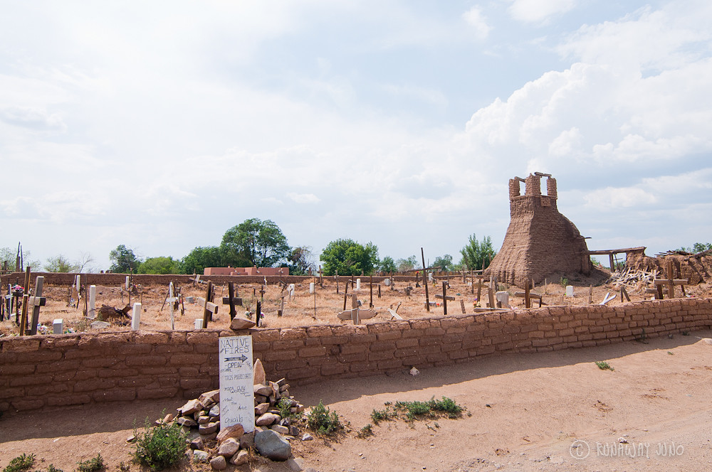 Cemetery in Taos Pueblo