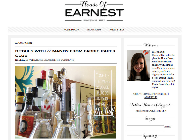 House of Earnest : Details With