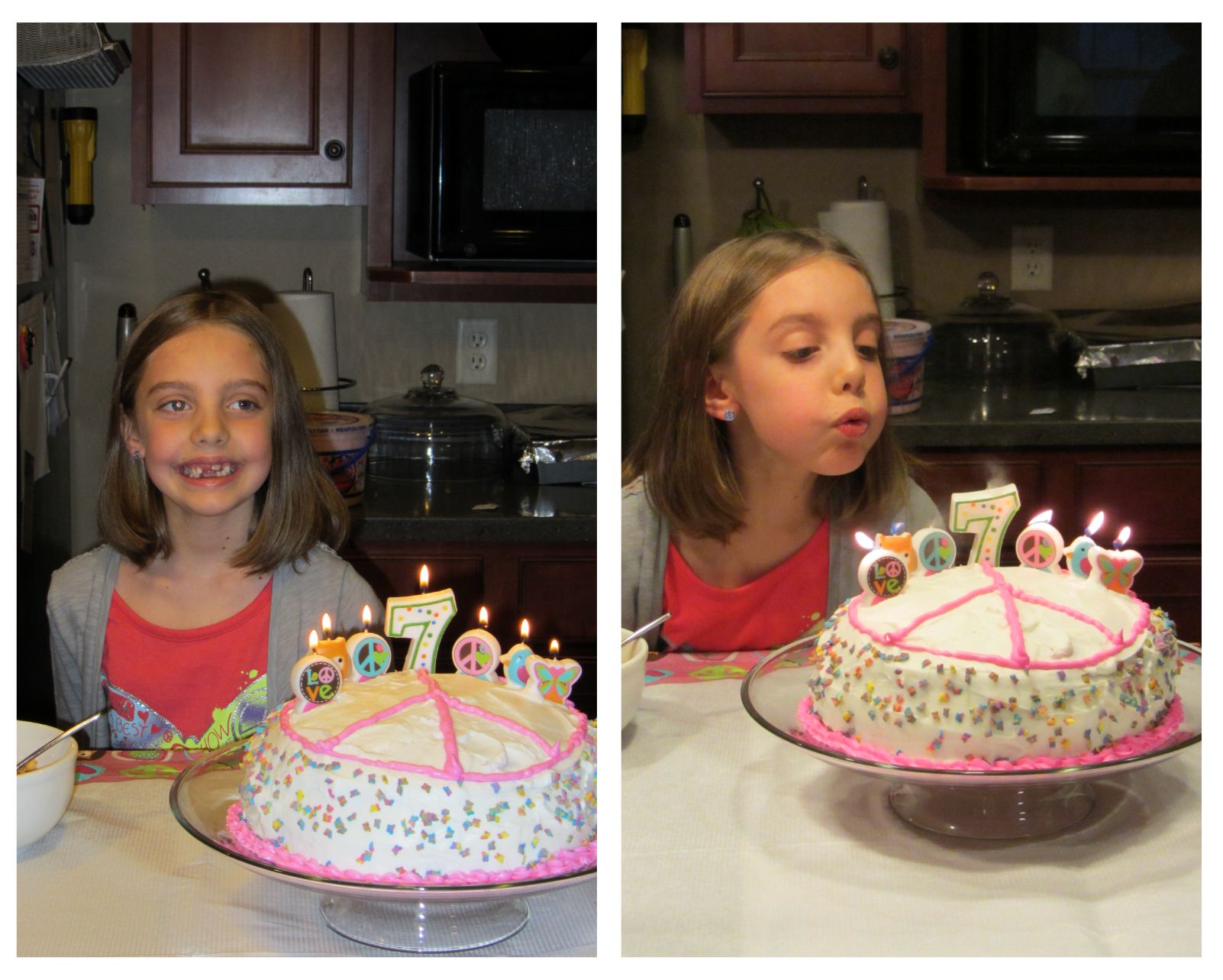 Gracie and cake