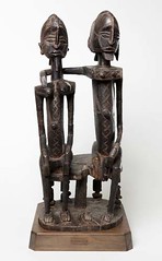 Seated Couple, late 19th–early 20th century. Dogon peoples, Mali. Wood. Photo: © 2012 The Barnes Foundation