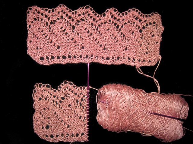 hilton lace  1 down started on number 2