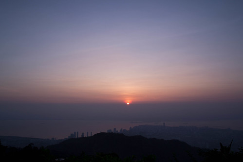Sunrise View from Penang Hill by andruphotography