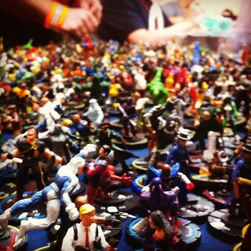 the game room has this awesome miniatures table #portconmaine #pcm2012 #geeks #unschooling
