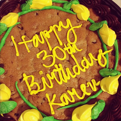 Birthday cookie cake from my BFF!