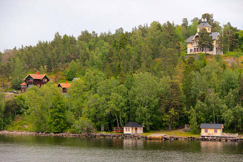 Typical Swedish isles and cottages