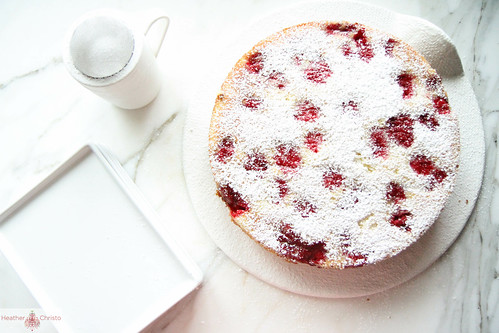 Raspberry Buttermilk Cake
