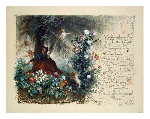 012-Pagina del Titulo-Album The Magic of the White Rose-1854- Adolph von Menzel-Hermitage Museum