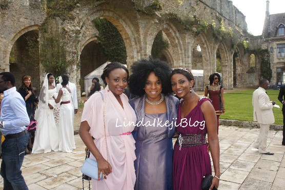 Also at the Parisian castle venue of the princess themed 2nd wedding of the 
