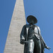Statue and Bunker Hill, Charlestown, credit Tim Grafft/MOTT